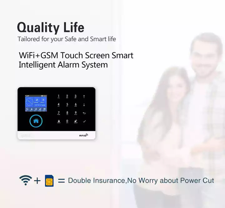 Tuya Smart Wireless Alarm WIFI Security System with Motion Detector, Gas, Magnetic Sensor. 