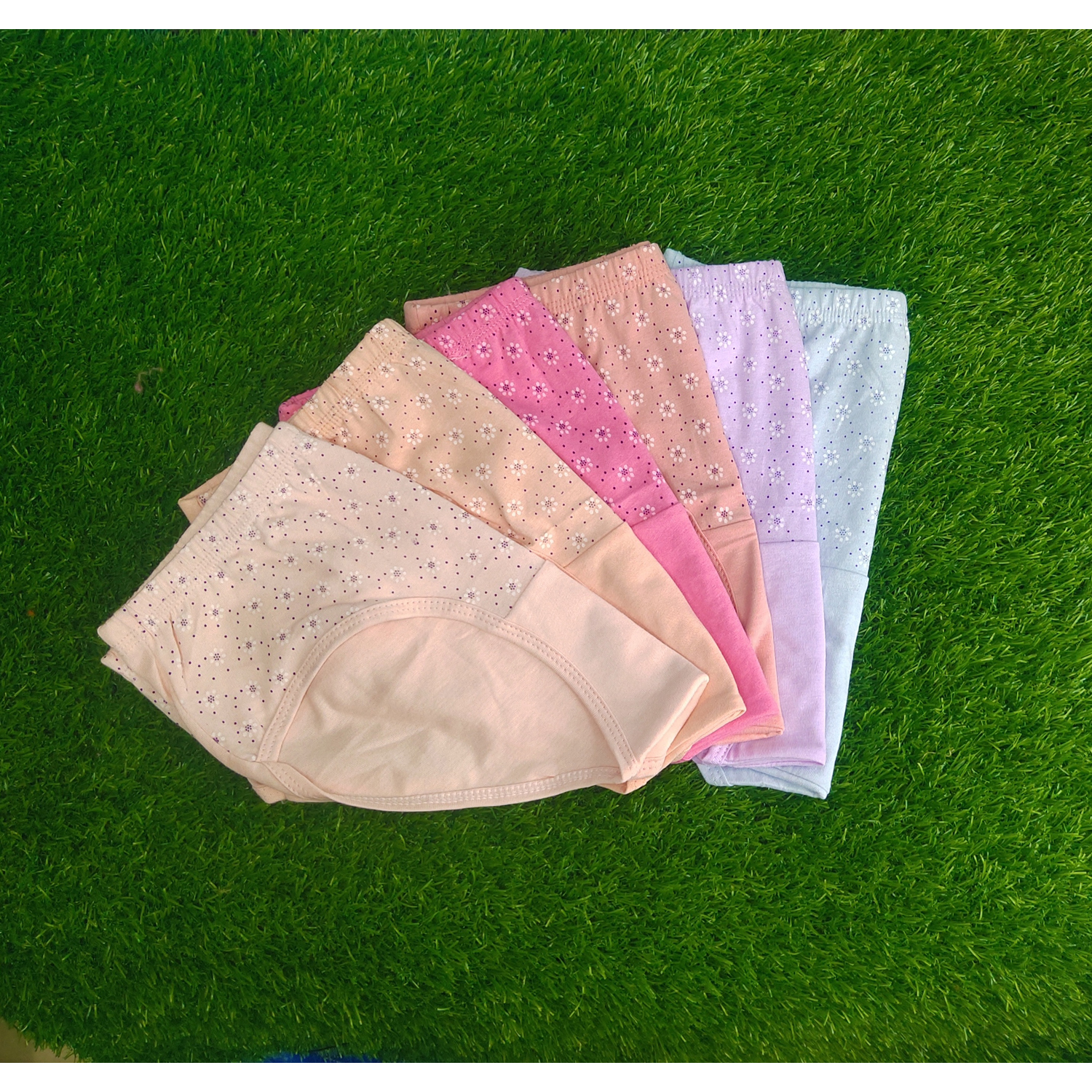 4 Pieces Soft multi Colour Cotton Panty For Women