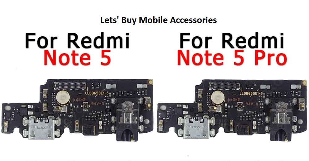 Xiaomi redmi note 5 / not 5 pro charging logic board. 