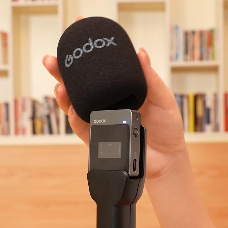 Godox Movelink ML-H Wireless Microphone Handheld Stand Handle Grip Bracket for Godox MoveLink M1/M2/UC1 Professional Microphone. 