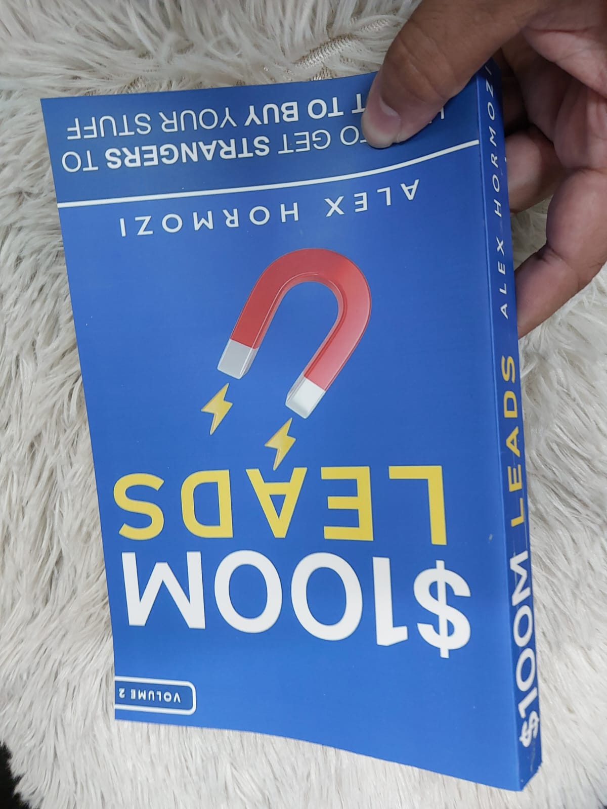 $100M Leads: How to Get Strangers To Want To Buy Your Stuff by Alex Hormozi. 