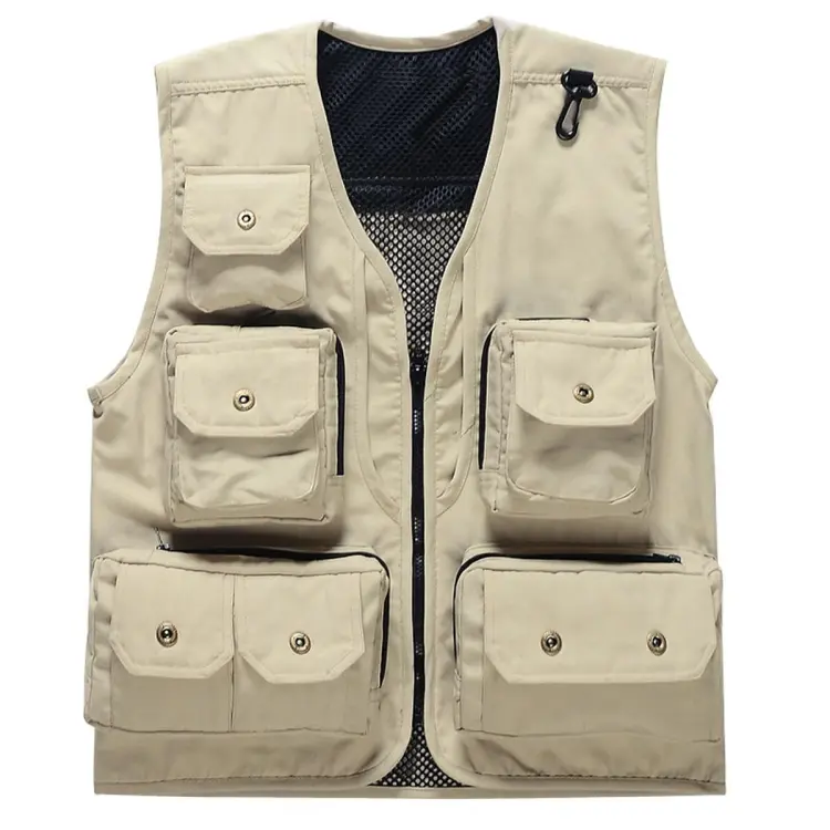 Multifunction cket Fly Photography Vest Sleeveless Jacket Coat