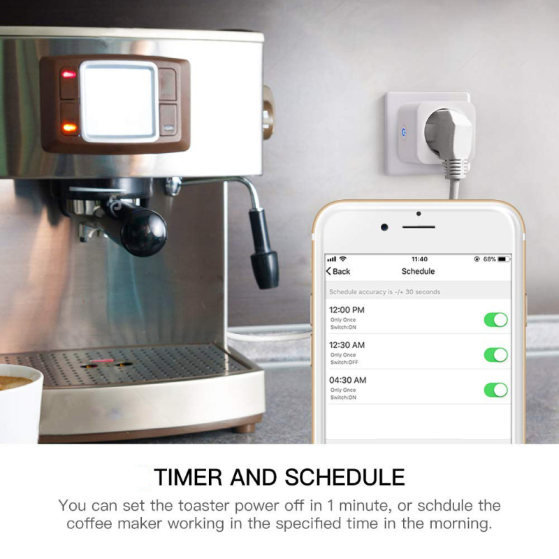 EU Smart Plug Wifi Smart Socket Smart Life Plug Smart Timer Plug Google Home Mini WiFi Switch Smart Home Automation. 
