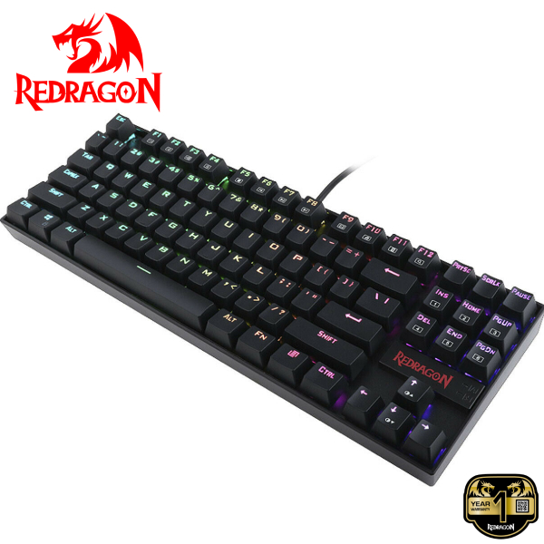 REDRAGON K552 KUMARA RGB MECHANICAL GAMING KEYBOARD. 