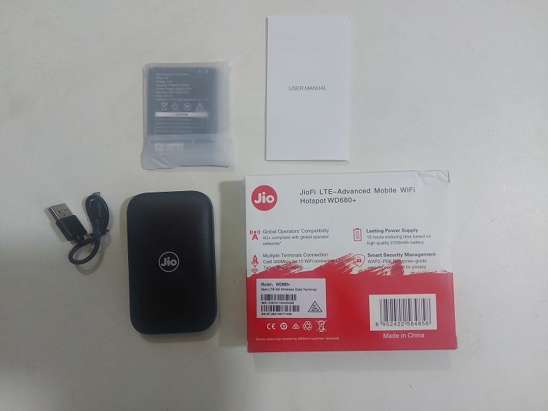 Olax WD680 4G LTE Advanced Mobile Pocket Wifi Router. 