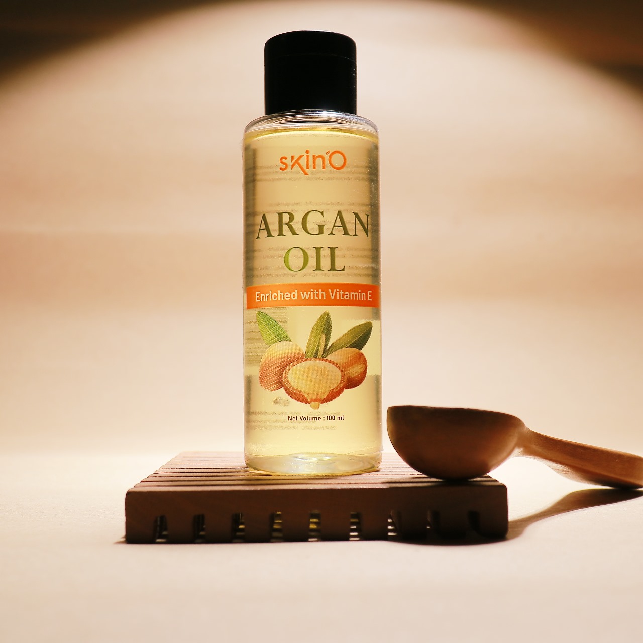 skinO Argan Oil Enriched with Vitamin E - 100ml to all hair type. 