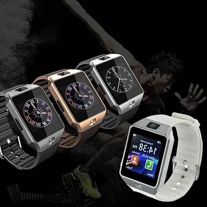 Smartwatch Dz09 Touch Screen SIM TF card SD Card Camera Call smart watch v8. 