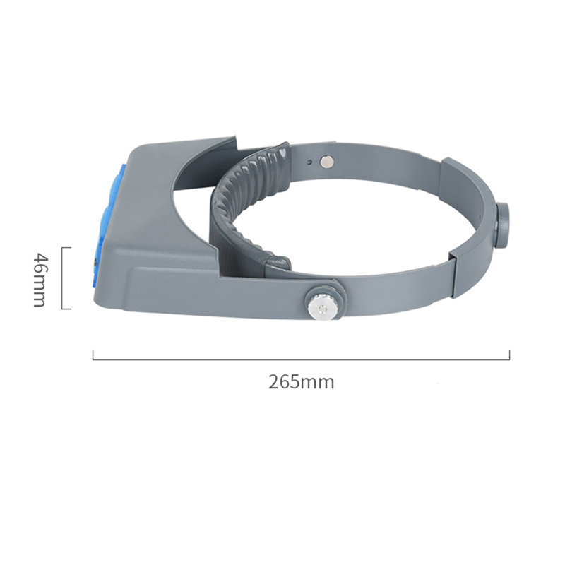 Head-Mounted Magnifying Glass Optical Earphones Magnifying Glass Mobile Phone Repair Reading,1.5X 2X 2.5X 3.5X Easy to Use. 