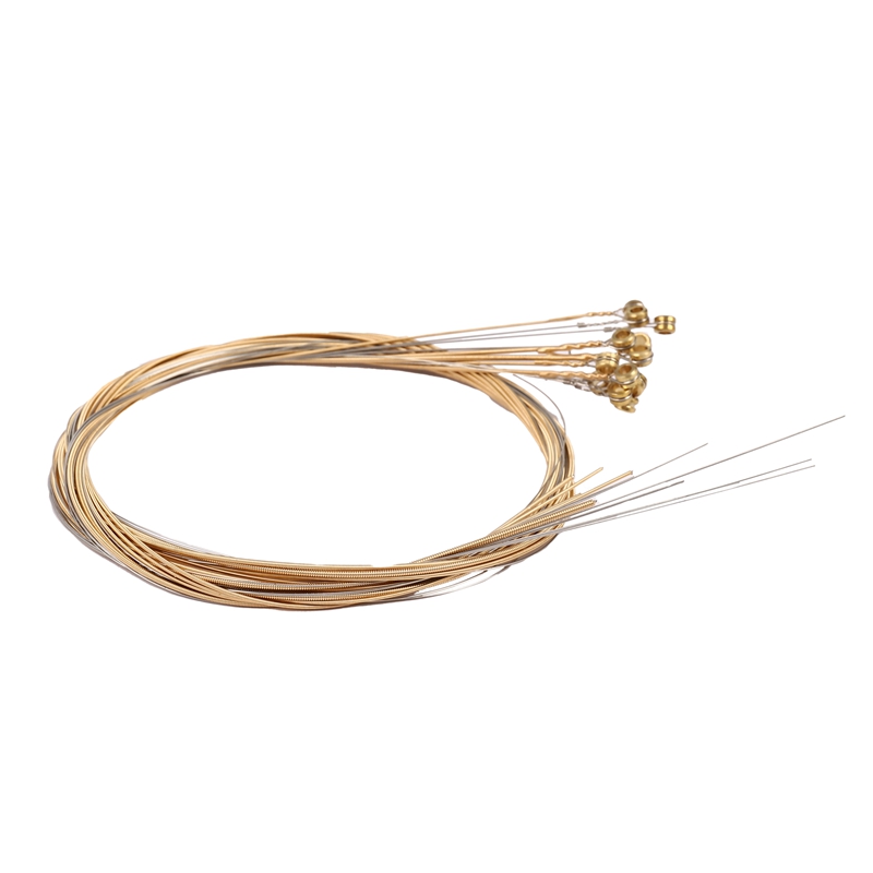 12Pcs Durable Stainless Steel Guitar Strings Replacement 12 Strings Electric Guitar Strings Set for Guitar Parts Accessories. 