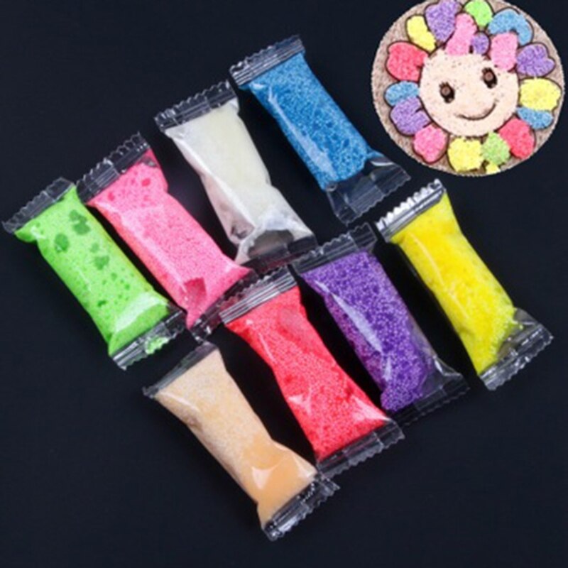 【happy one】5g Snow Mud Fluffy Floam Slime Bead Slime Toy Light Clay. 