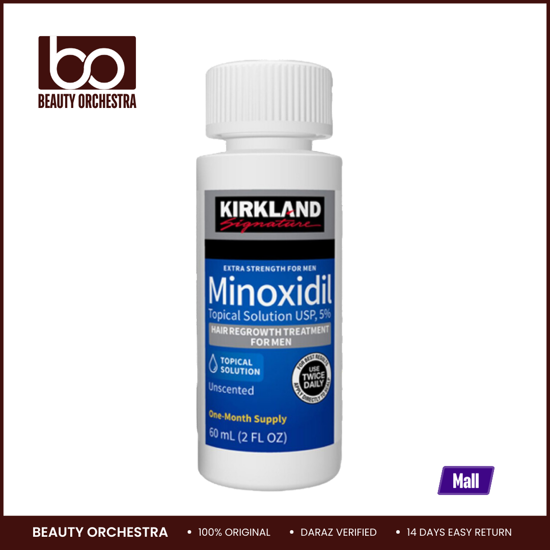 kirkland minoxidil 5 for beard & hair growth one month supply
