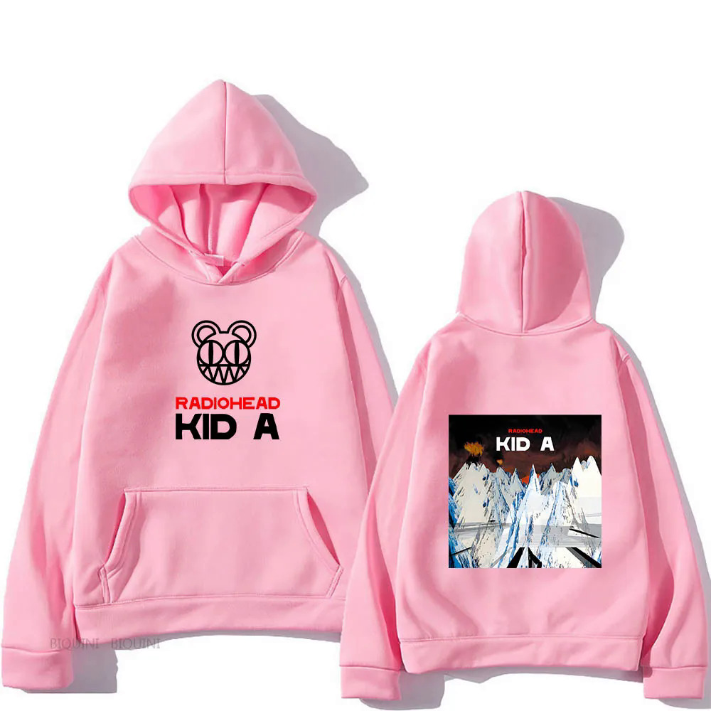 Radiohead Kawaii/Cute Cartoon Hoodies Manga Sweatshirt Fleece Anime Men/women Clothes Funko Pop Soft Warm Streetwear Comic Hoody. 