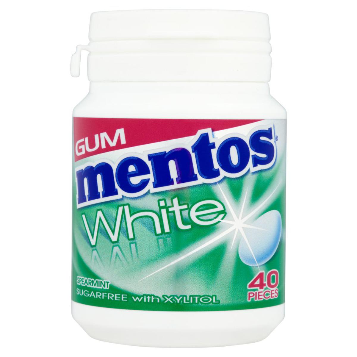 Mentos White Gum 40 Pieces