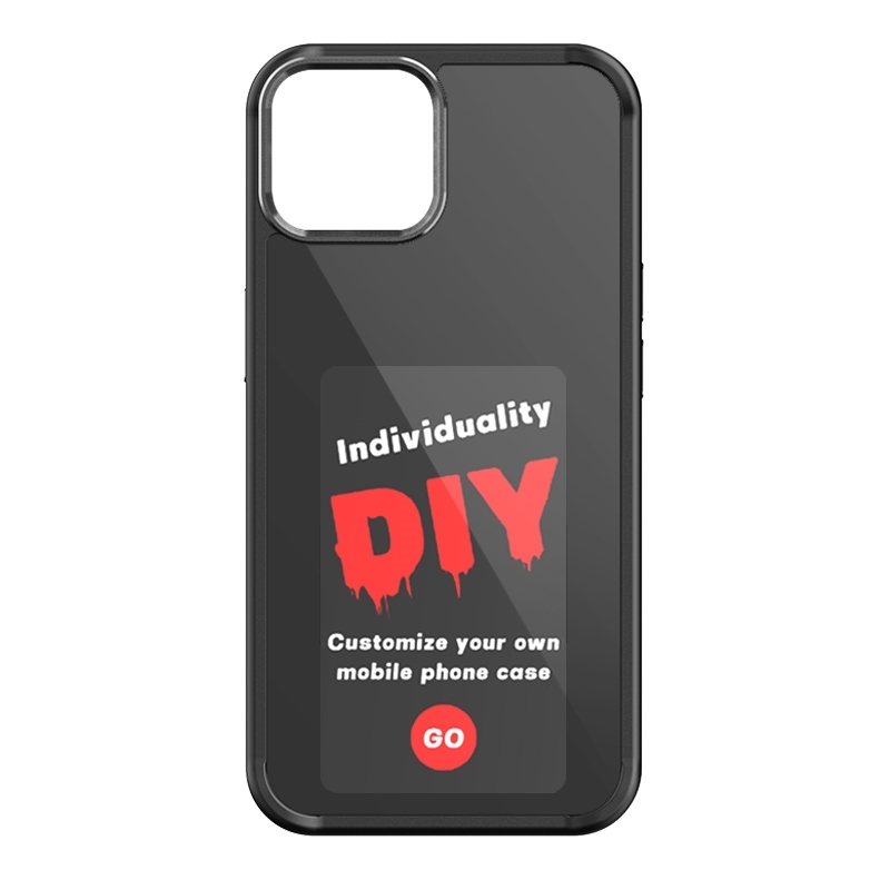 New-tech NFC Function Phone Case For iphone 15 14 13 Pro Max DIY Cases E ink Screen Phone Cover Cartoon Girl Fundas Battery Free. 