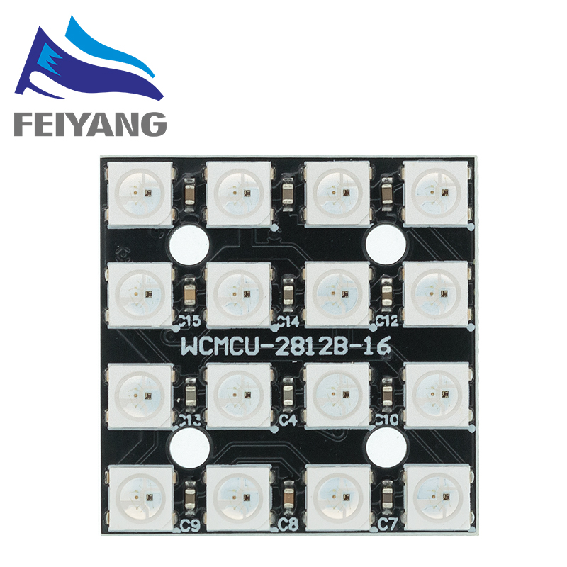 RGB LED Ring 1Bit 8Bit 12Bit 16Bit 24Bit WS2812 5050 RGB LED + Integrated Driver RGB LED Controller Module for Arduinos