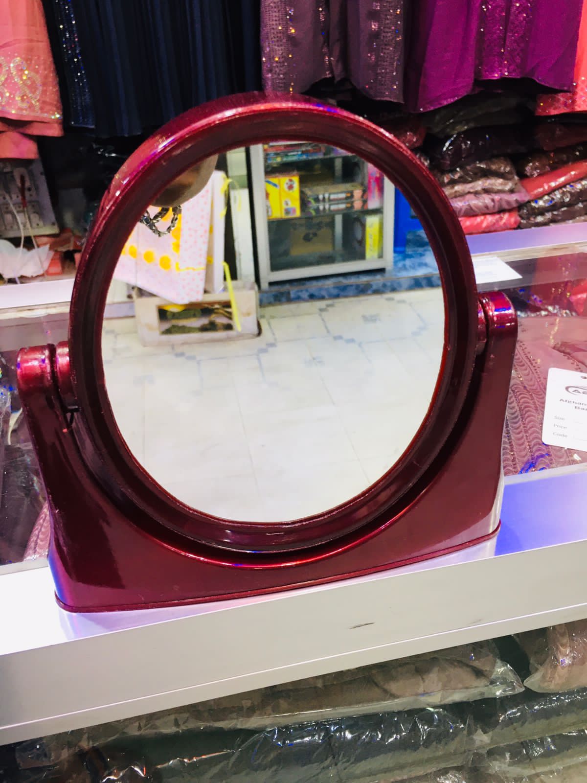 2 Way Table Glass Mirror Both side mirror. 