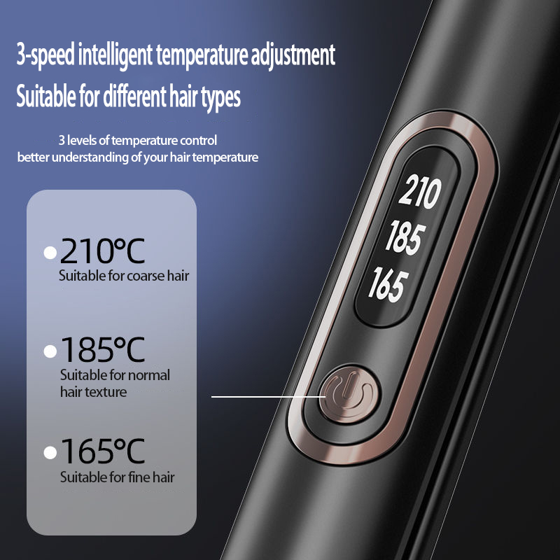 High Quality 2-In-1 Straightener And Curler, With 10s Rapid Heating, Suitable For Various Types Of Men And Women's Hair Types. 