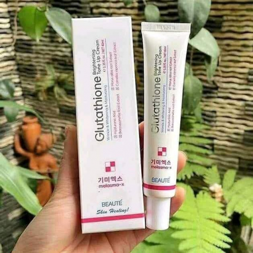 Beaute Melasma-X Glutathione Brightening Tone Up Cream 45ml - glutathione  cream tone up