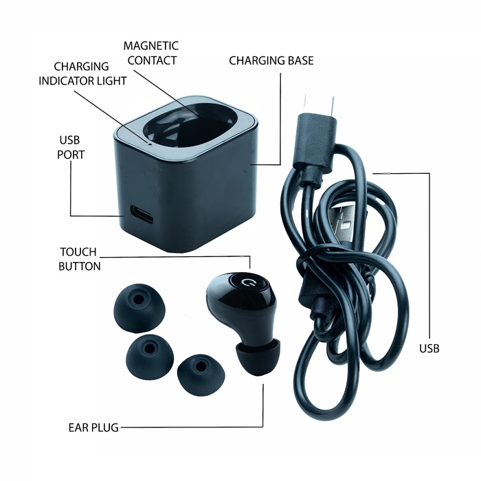 Axon K-81 Severe loss Digital Hearing Device Rechargeable Single Ear Adjustable. 