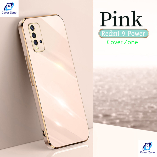 For Xiaomi Redmi 9 Power / Redmi 9T Plating Soft Casing Silicone Square Frame Phone Case For Redmi 9 Power Shiny Bling Back Cover - Camera - Phone Back Cover. 