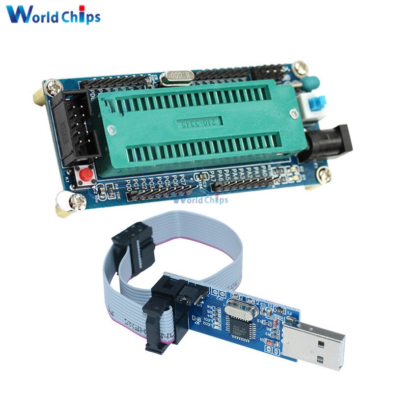 【beauty code store】ATMEGA16 Minimum System Board ATmega32 Development Board USB ISP USBasp ISP 51 Board Module