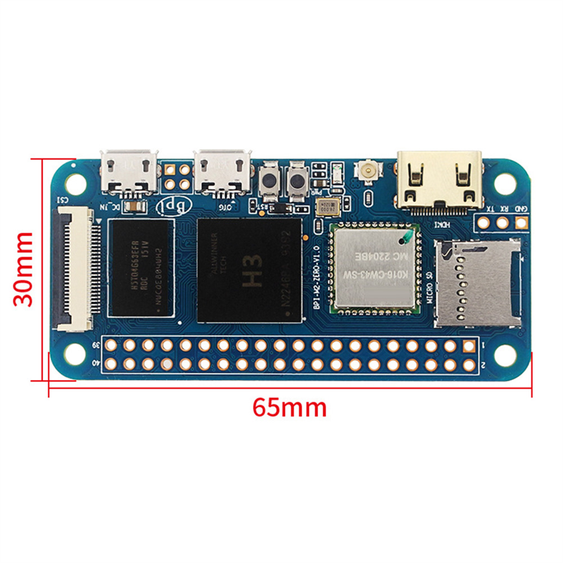Banana Pi -M2 Zero Quad Core Single-Board 512MB Development Board Computer Alliwnner H2+ Same As Zero W. 