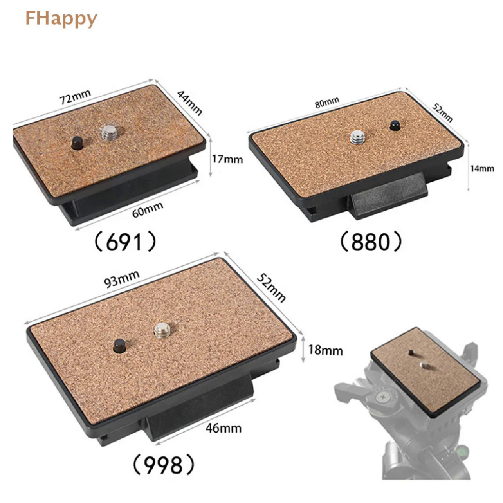 Camera Plate Quick Release Plate Universal Tripod Plate Monopod Mount Adapter For 998 691 Tripod SLR Camera