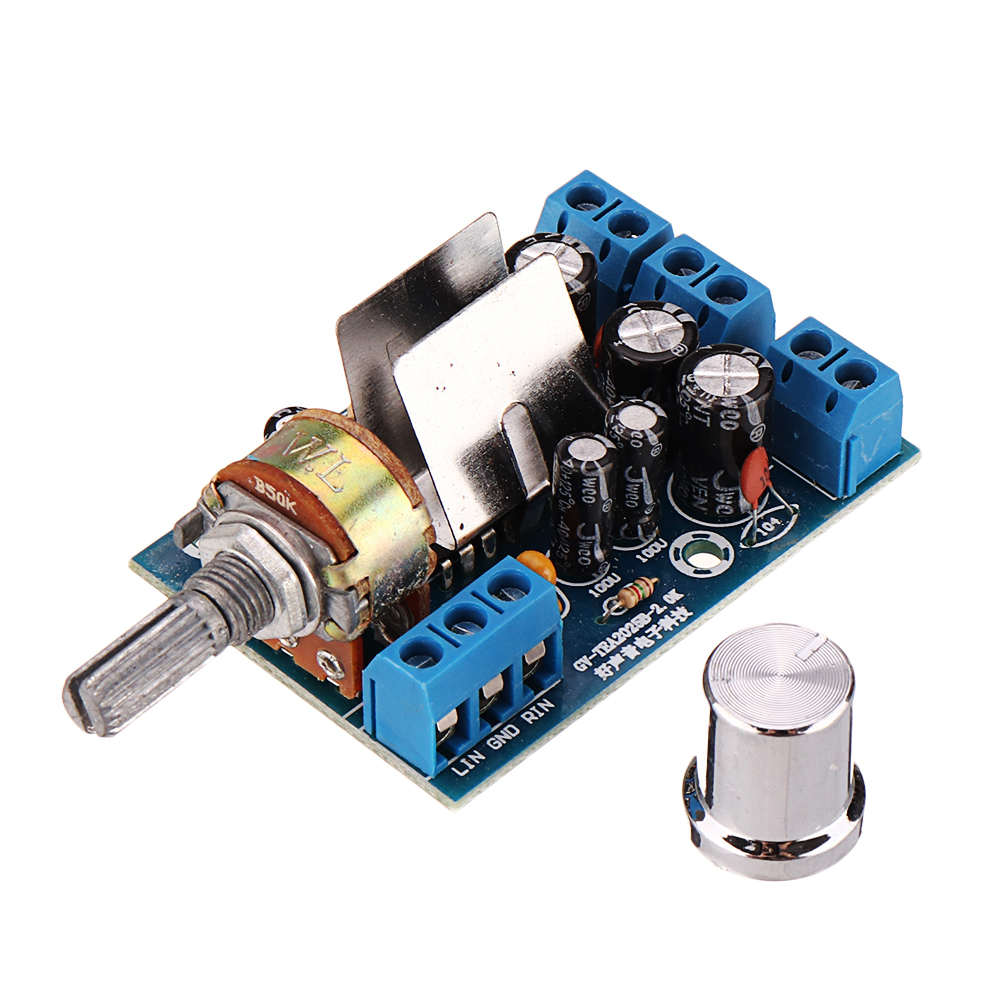 TEA2025B Double Sound Port Plate 2.0 Computer Speaker Port HiFi Mini Speaker Circuit Board 3W 3W 5-12V TEA2025 Amplifier Circuit Module Home Theaters TEA2025 Audio Amp Circuit. 