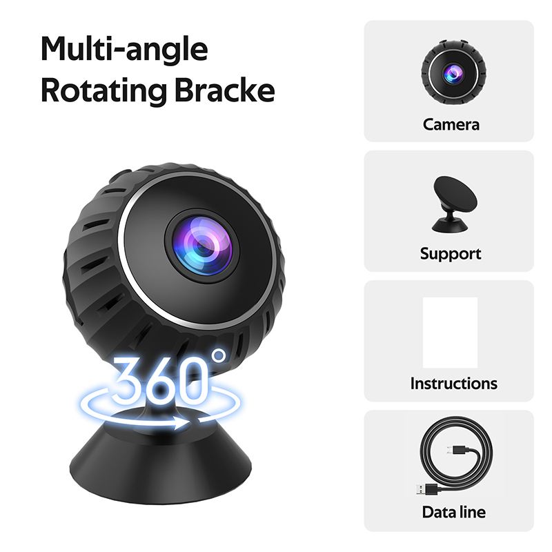 Xiaomi X10 Smart WiFi Mini Camera 1080P Home Security UHD Camera Nanny Cam Baby Monitor Indoor Video Motion Detection Recorder. 