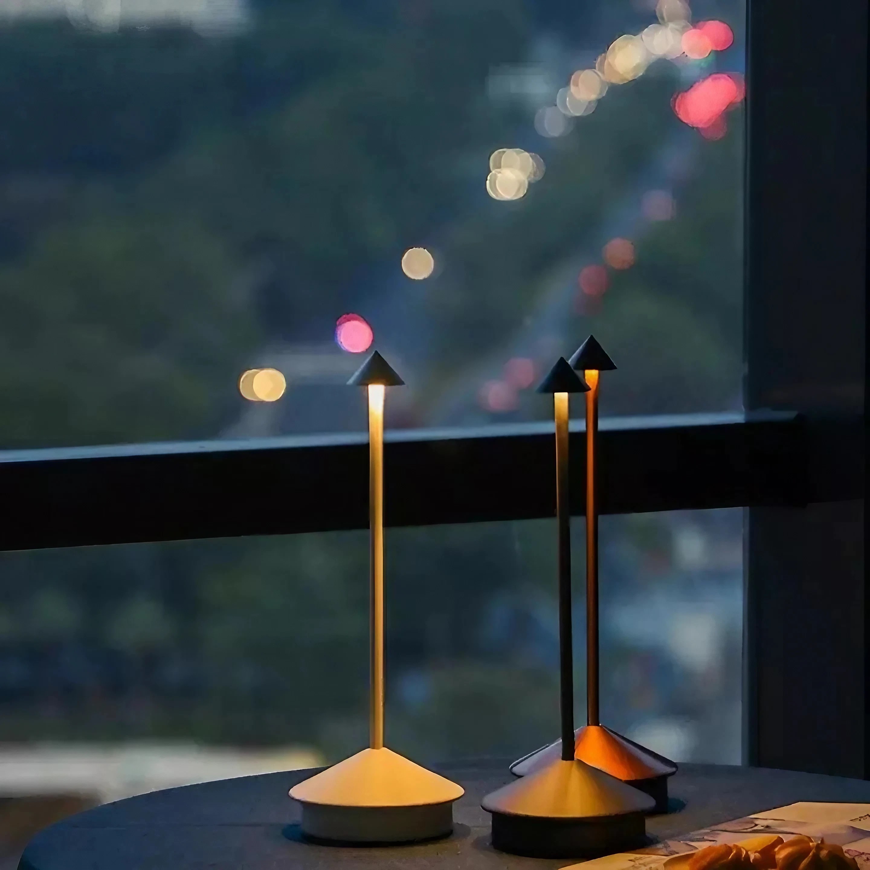 Type-C Rechargeable Table Lamp Creative Dining Touch Led Hotel Bar Coffee Pina pro Table Lamp Lampada Da Tavolo Decorative Lamp. 