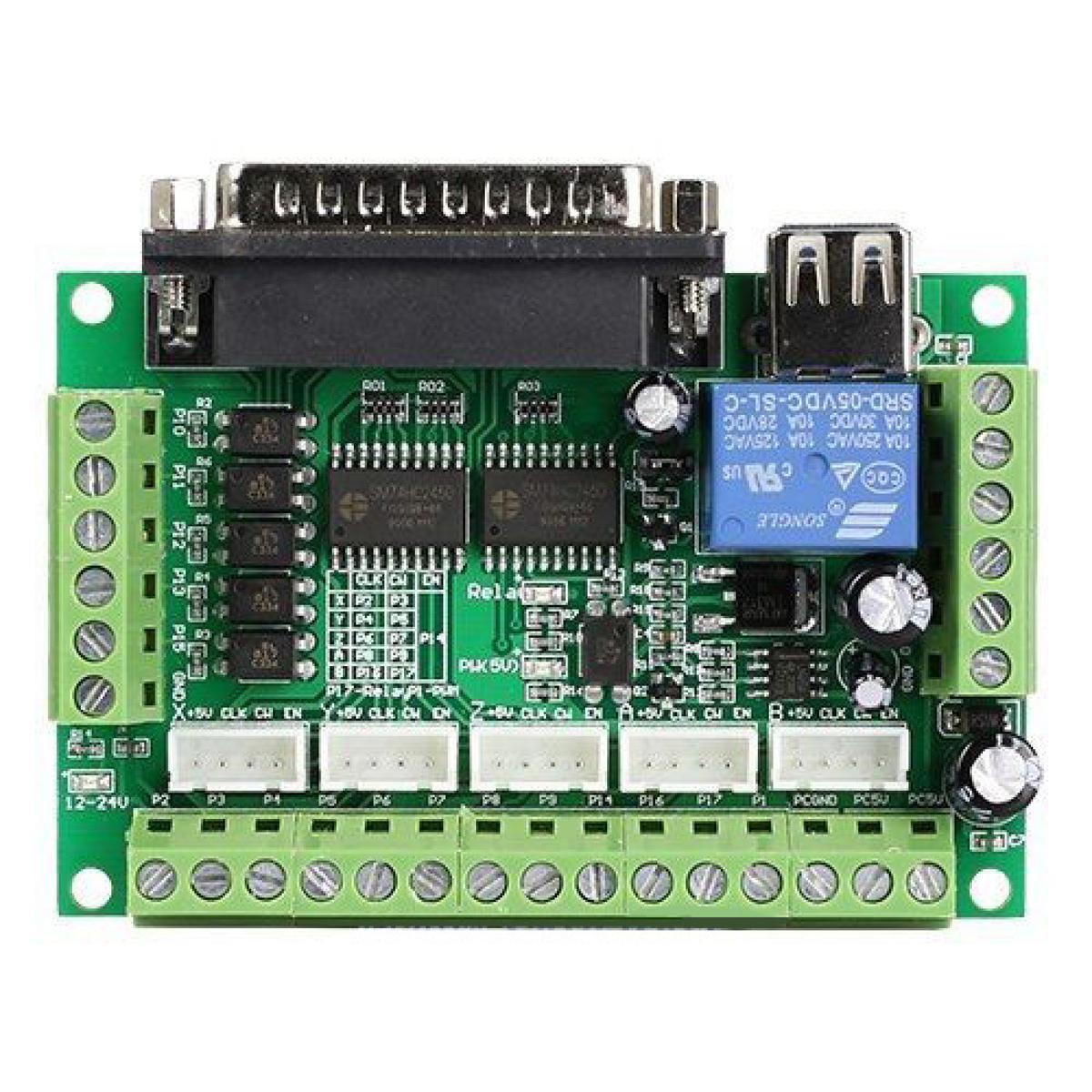 Stepper Motor Driver MACH3 5 Axis CNC Breakout Board For CNC Engraving Machine DIY Electronics Project MACH3 5 Axis