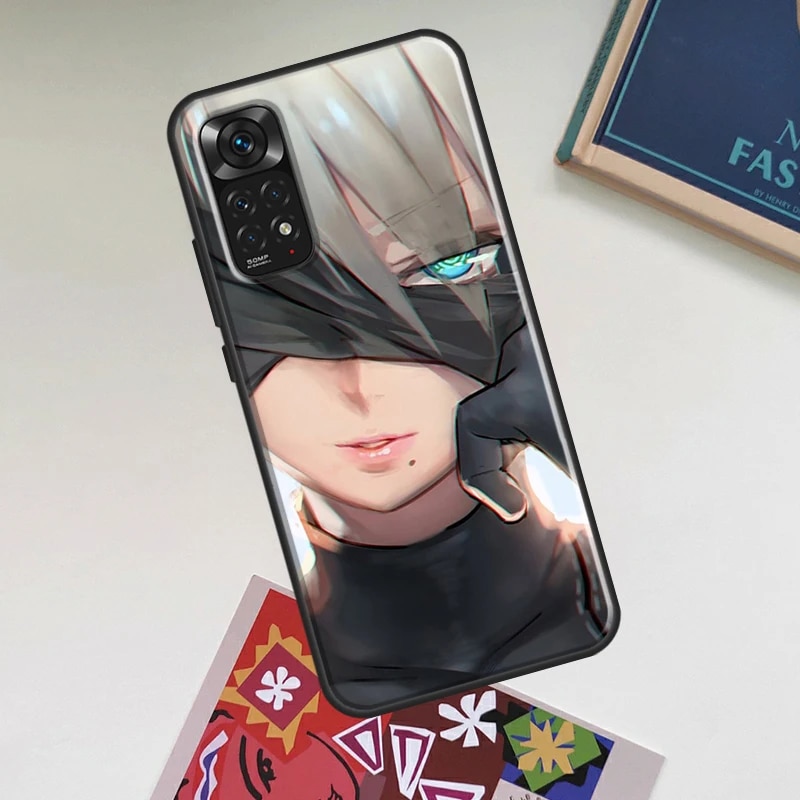 NieR Automata 2B Case For Xiaomi Redmi Note 12 Pro Plus 8 9 10 11 Pro 8T 9S 10S 11S 12S 9C 10A 10C 12C Cover. 