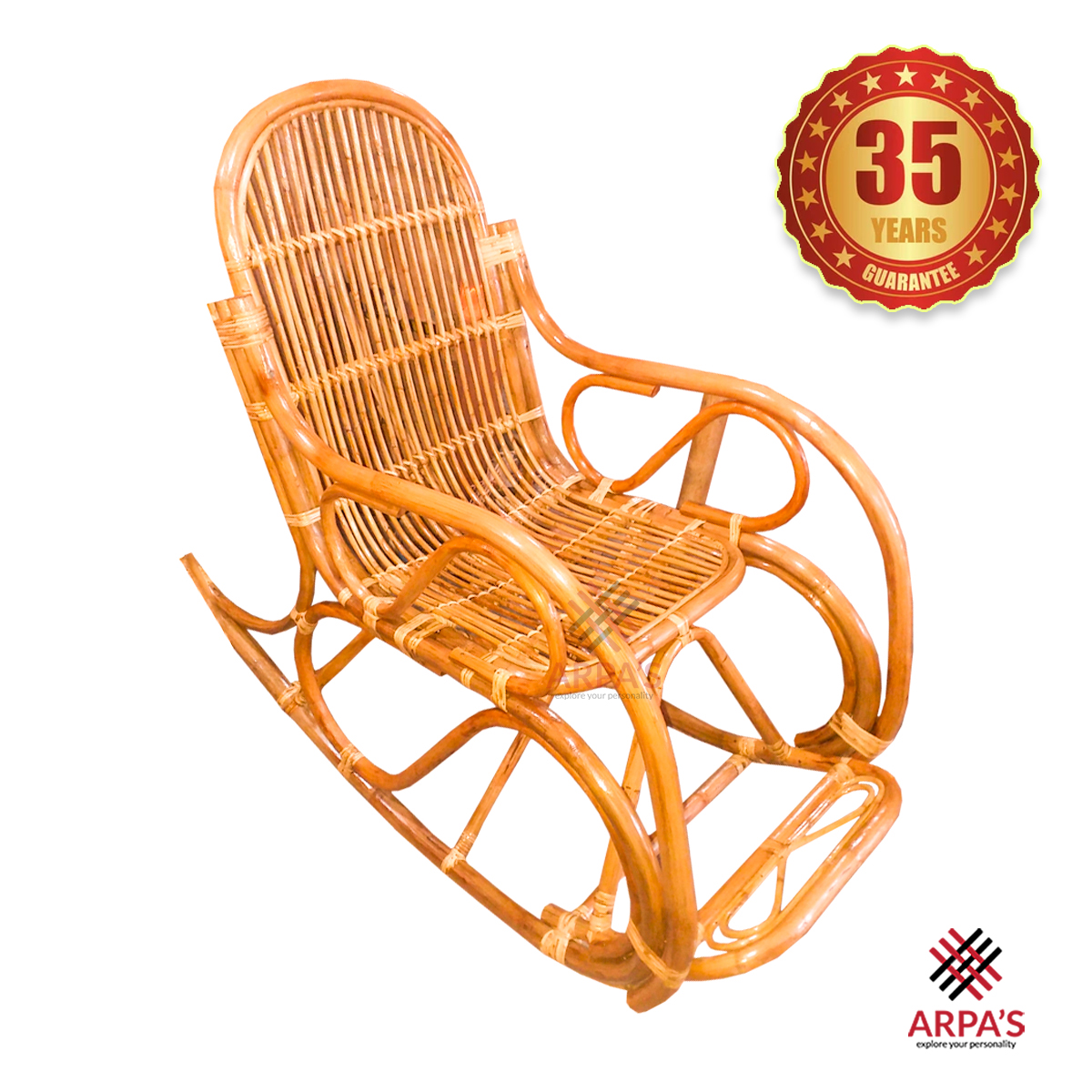 Cane Rattan Rocking Chair Handcrafted Rocking Chair For Indoor Outdoor Siting Design 02 Buy Online At Best Prices In Bangladesh Daraz Com Bd