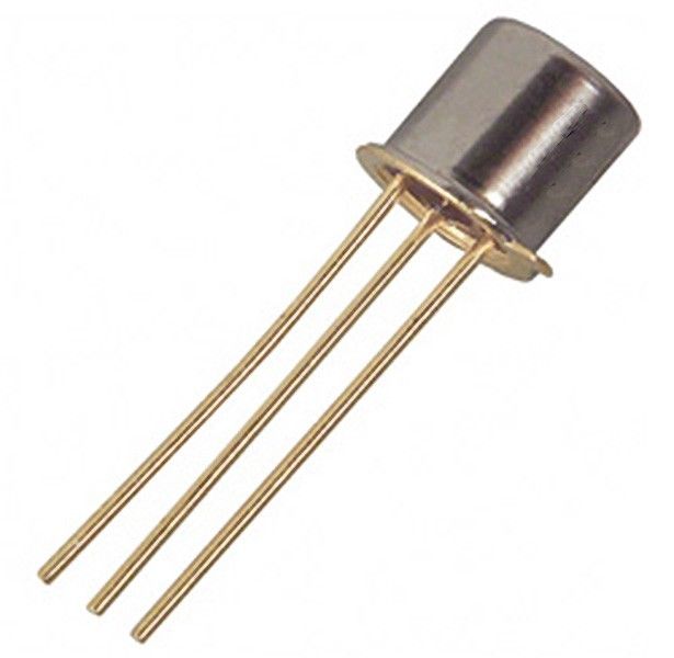 BC107 BC-107 BC 107 NPN Transistor 45V 100mA General Purpose Transistor TO-18 BJT NPN Silicon Planar Epitaxial NPN Transistors Electrical Circuitry & Parts. 