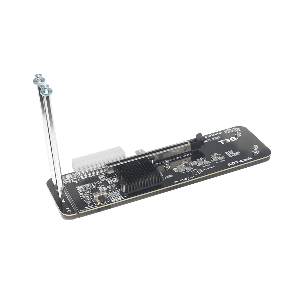 ADT-Link UT3G External Graphics Card USB4 to PCIe 4.0 x16 eGPU Adapter for Thunderbolt 3/4 For NUC ITX STX Notebook Laptop PC. 