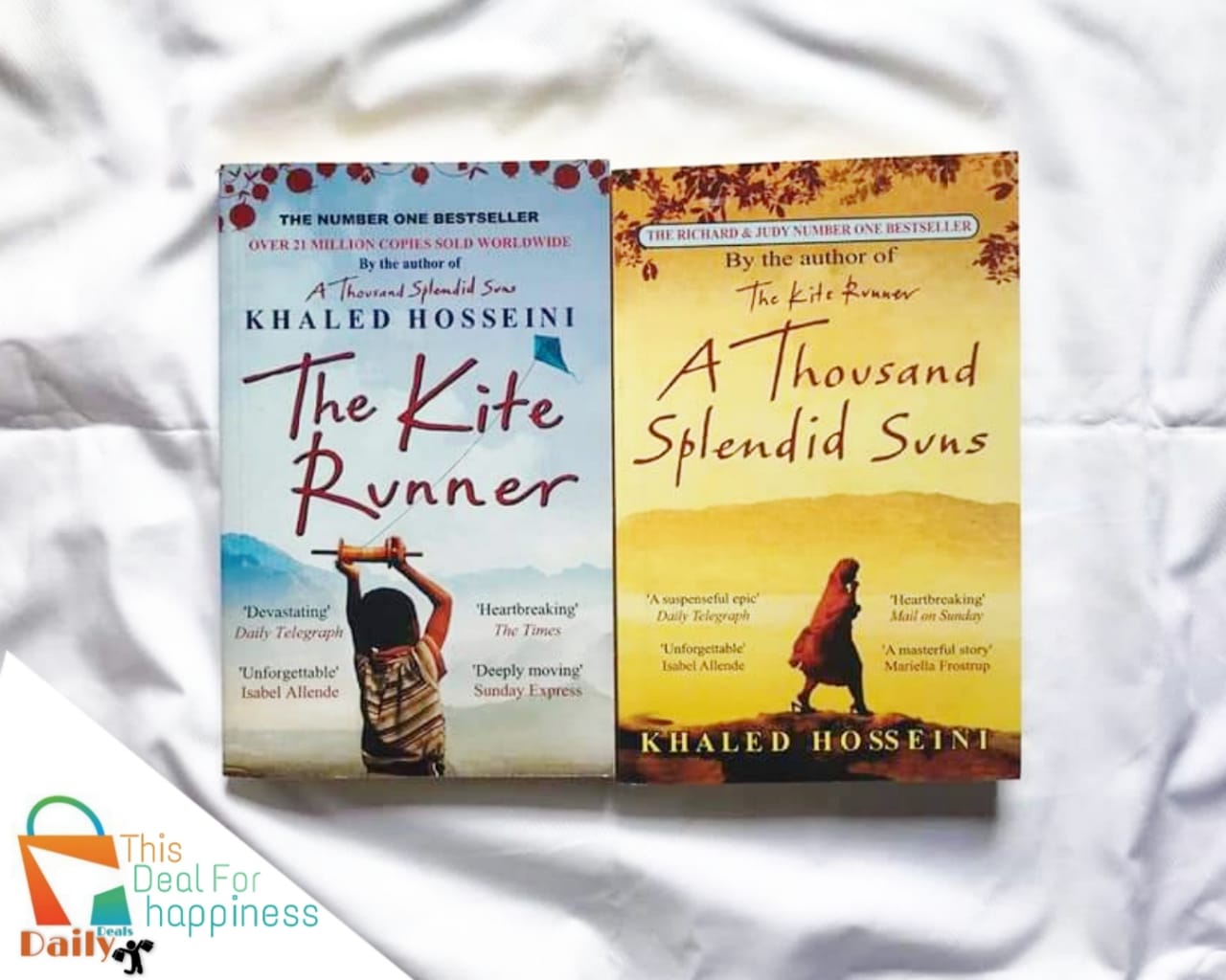 2 Books set ( the Kite runner , A Thousand Splendid Suns ) paperback. 