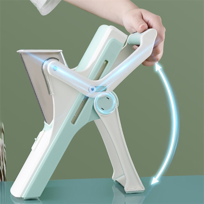 5 in 1 Vegetable Cutter Mandoline Slicer Manual Food Chopper Fruit Potato Cucumber Carrot Meat Slicer Shredder Ninja Safe Slice-Food Shredder. 