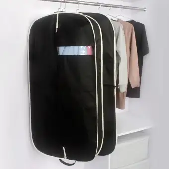 Suit Travel Bag Garment Long Dress Black Hanging Clothes Cover Protector Carrier