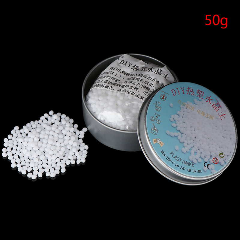 50g/100g Polymorph Thermoplastic Moldable DIY Craft Toy Morph Plastic Pellet. 