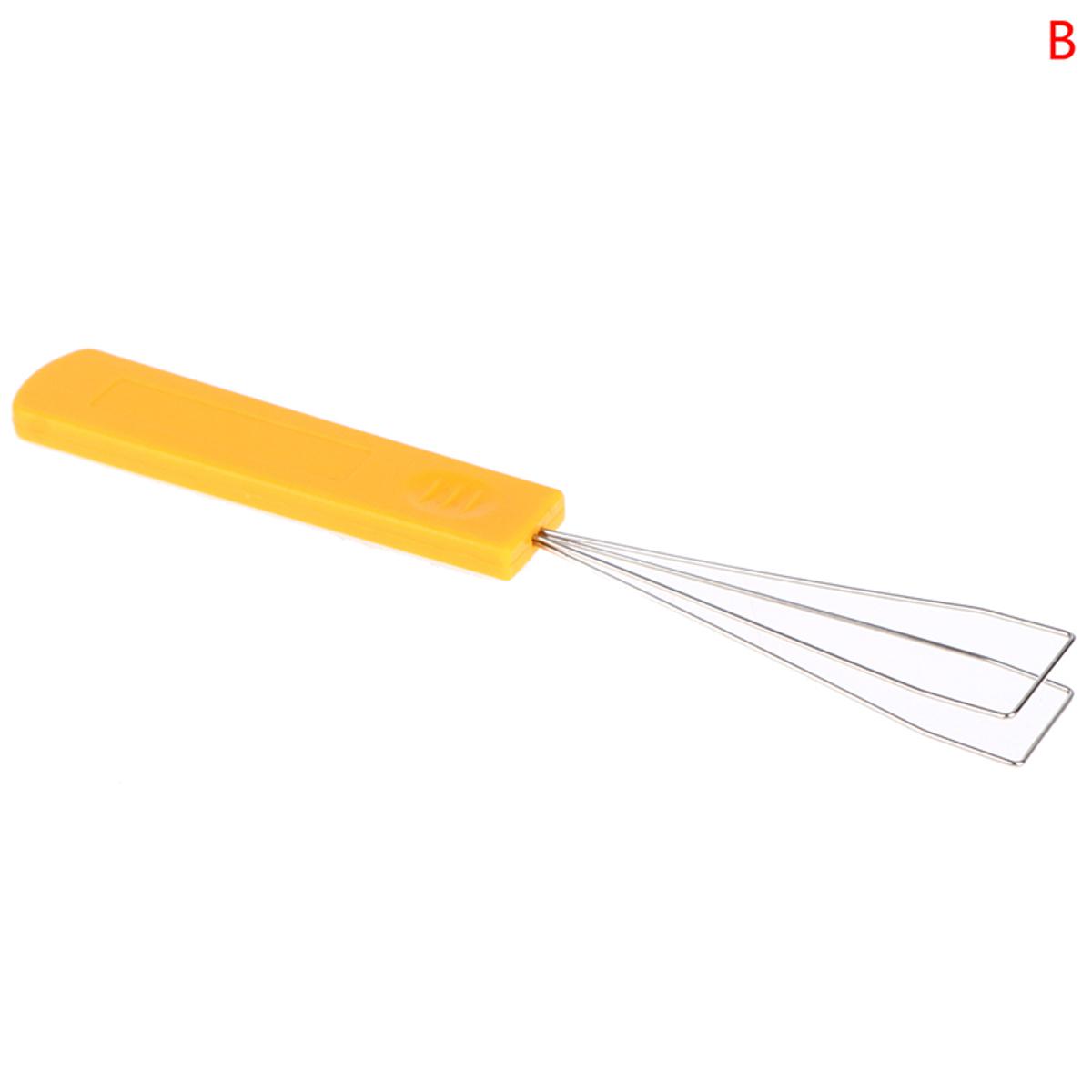 Steel Wire Keyboard Key Keycap Puller Plastic Handle Remover Cleaning Tool