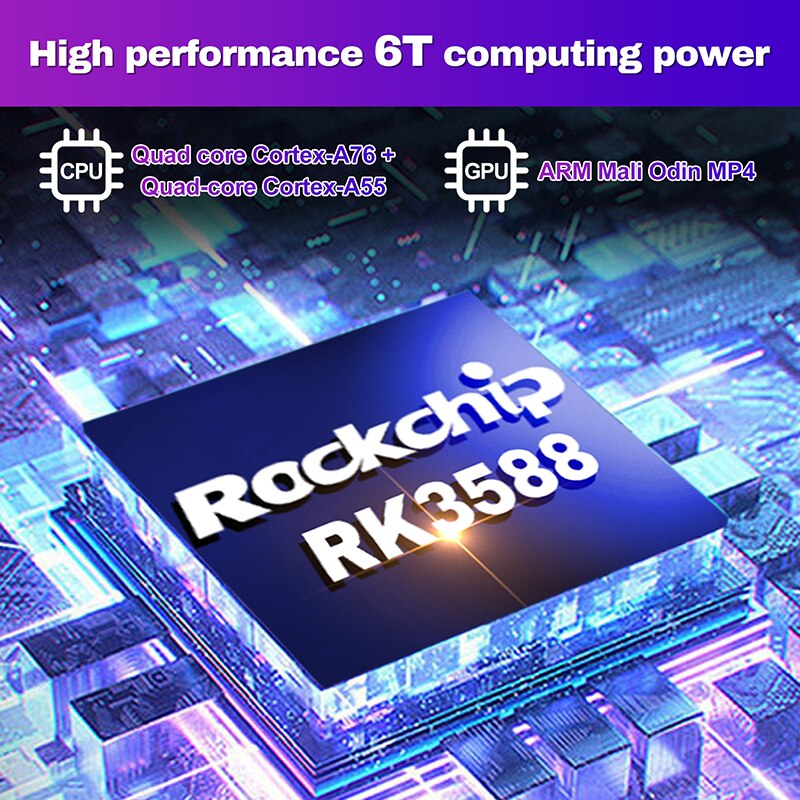 H96 MAX V58 TV Box Rockchip RK3588 Android 12 Octa Core 6TOPS NPU 8GB DDR4 RAM 64GB ROM 1000M Ethernet WIFI6 5G Dual WIFI 8K. 
