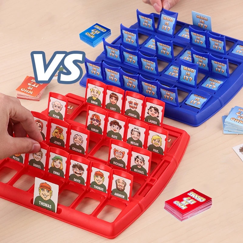 Guess Who Game Family Interation Card Toy Board Guessing Memory Training Parent Child Leisure Time Party Indoor Games Gift