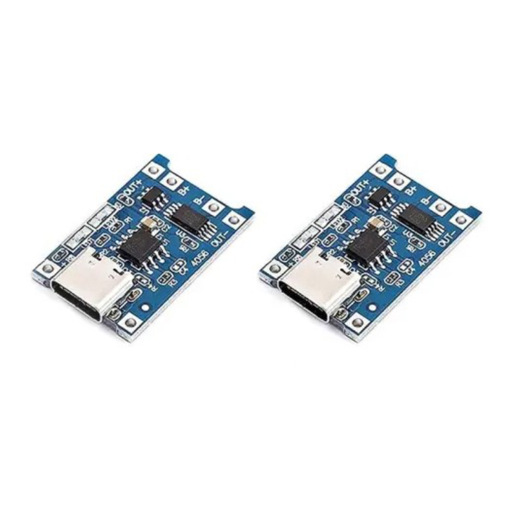 TP4056 Type C Battery Charging Module Circuit Board- TP4056 Charging Module 5V 1A Band Protection Type-C Interface 3.7V 3.6V 4.2V Lithium Battery Charging Board Overcharge Protection Charger Circuit- Use For 18650 Lithium Battery. 