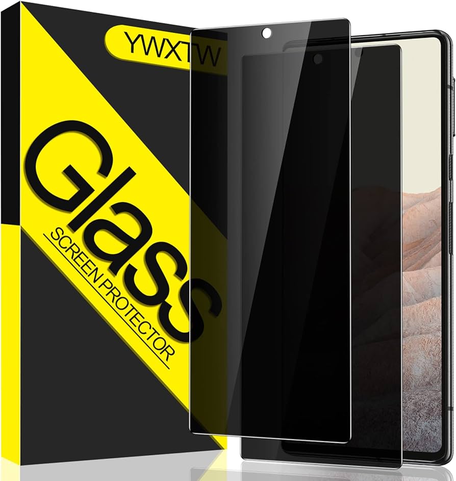 9H Privacy Glass Screen Protector For Google Pixel 6 / Pixel 6A / Pixel 7 / Pixel 7A. 
