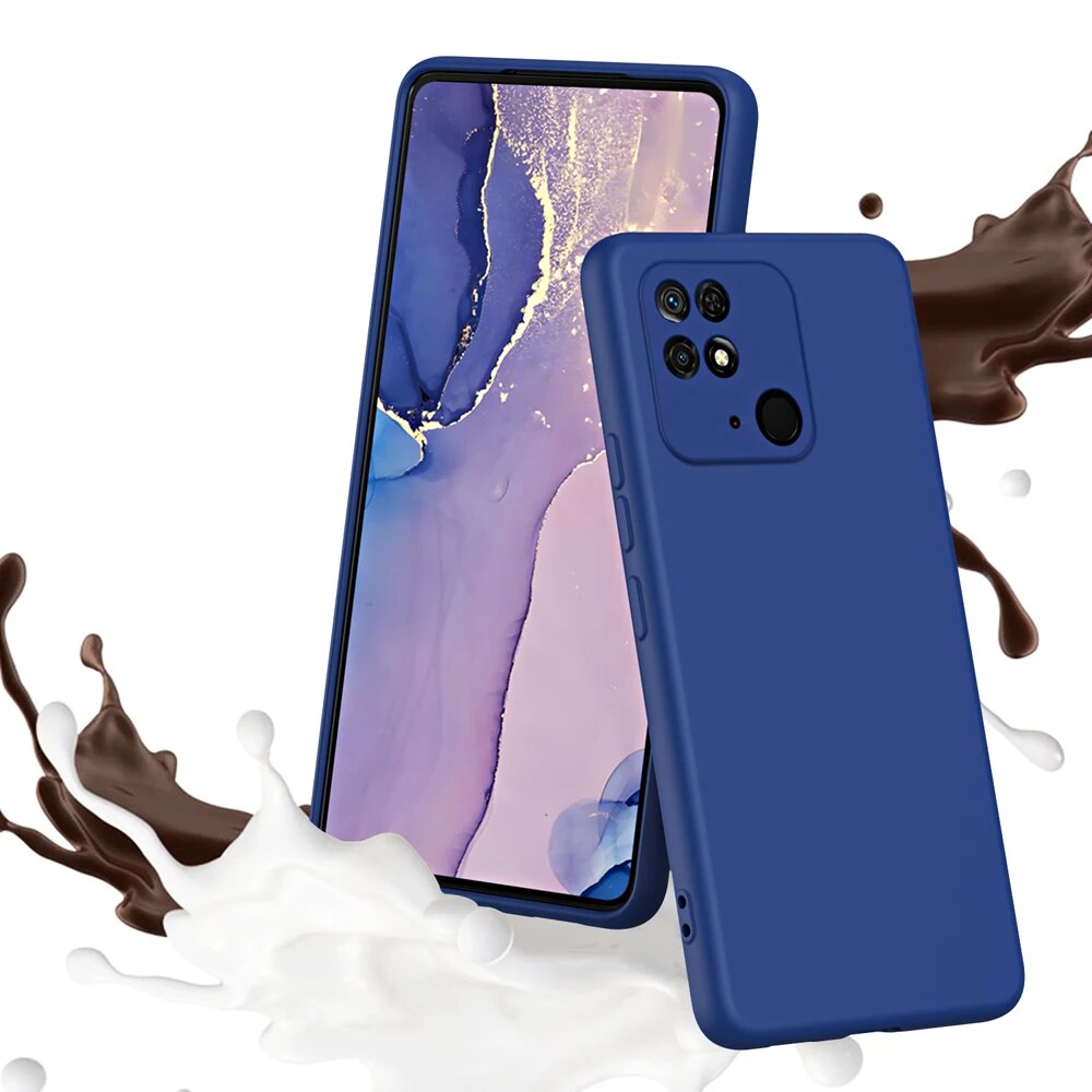 Liquid Case for Xiaomi Redmi 10C 10A 9A 9C 12c Fundas Redmi Note 10 10S 11 11s 12s 12 Pro 5G A1 A2 Plus Cover Coque. 