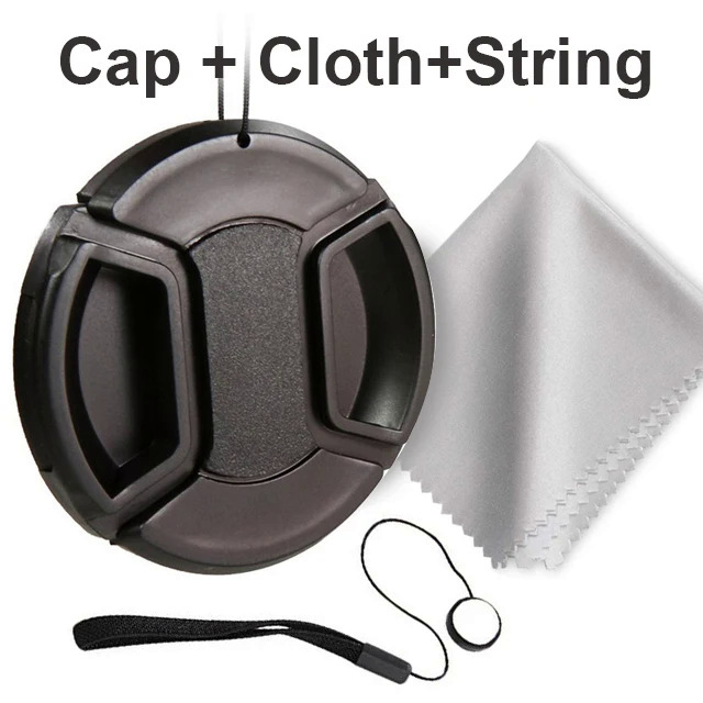 58mm Snap-On Lens Cap for Canon EOS Rebel T7i T6s T6i T5i T4i T3i T7 T6 T5 SL1 SL2 SL3 with 18-55mm Kit Lens. 