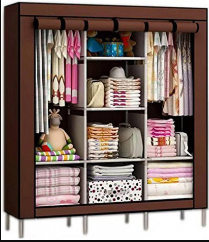 Portable Cloth And Storage Wardrobe Cabinet (IDV-88130). 