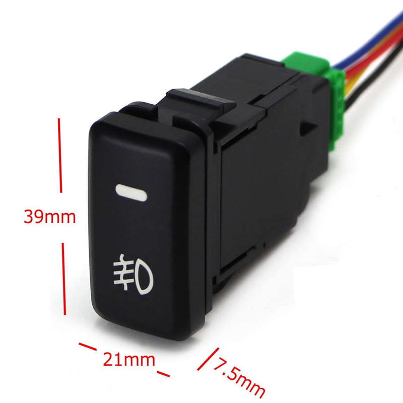 Auto Retrofit Switch Waterproof Toggle Switch Fog Lamp Switch With 4 Line For ota Lexus We Light. 