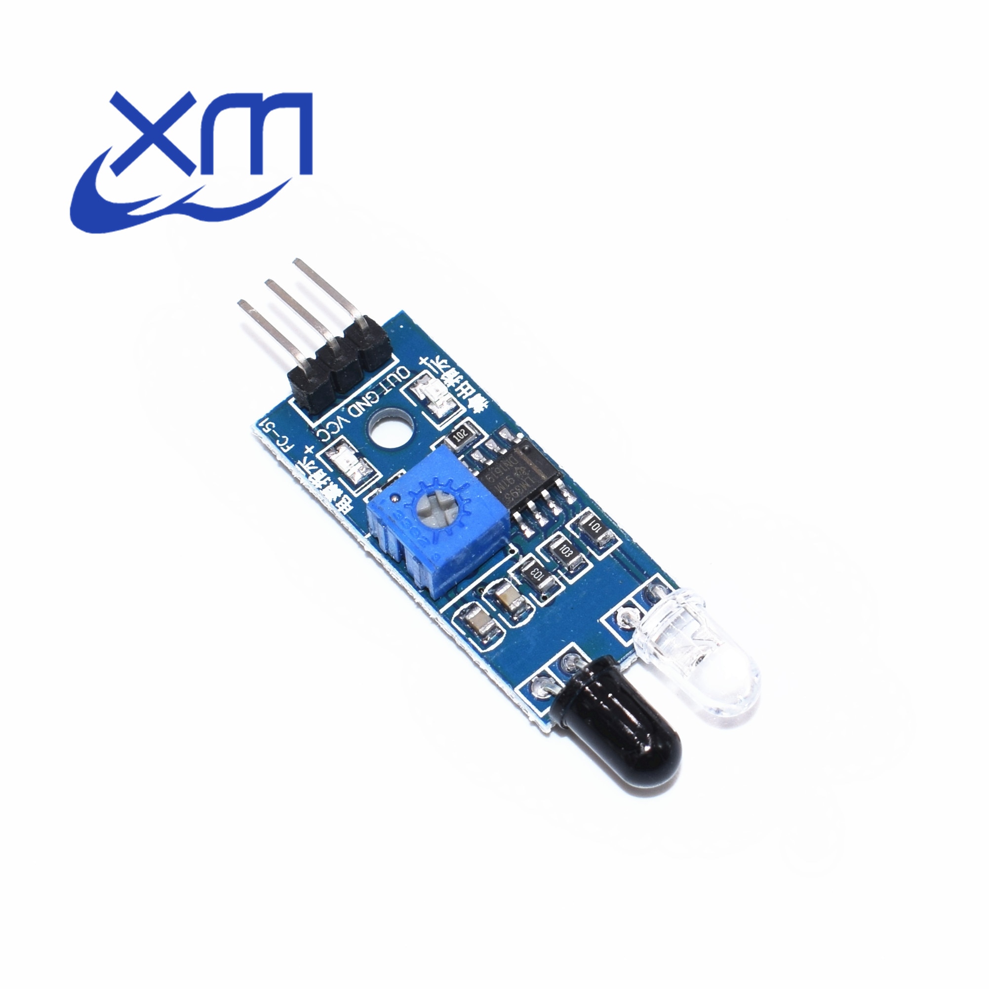 IR Infrared Obstacle Avoidance Sensor Module for Arduino Smart Car Robot 3-Wire Reflective Photoelectric New. 