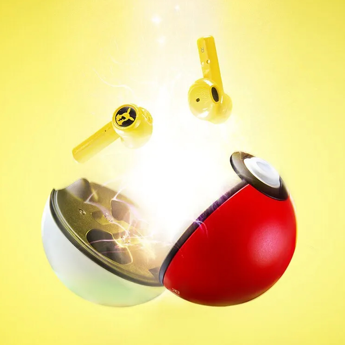 Razer Pikachu Bluetooth Earphone for Razer TWS Wireless Headset Newest Use for Game with Protect Bag. 